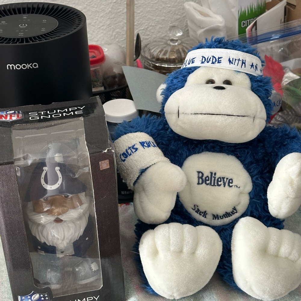 Colts “Believe” Sack Monkey Plush